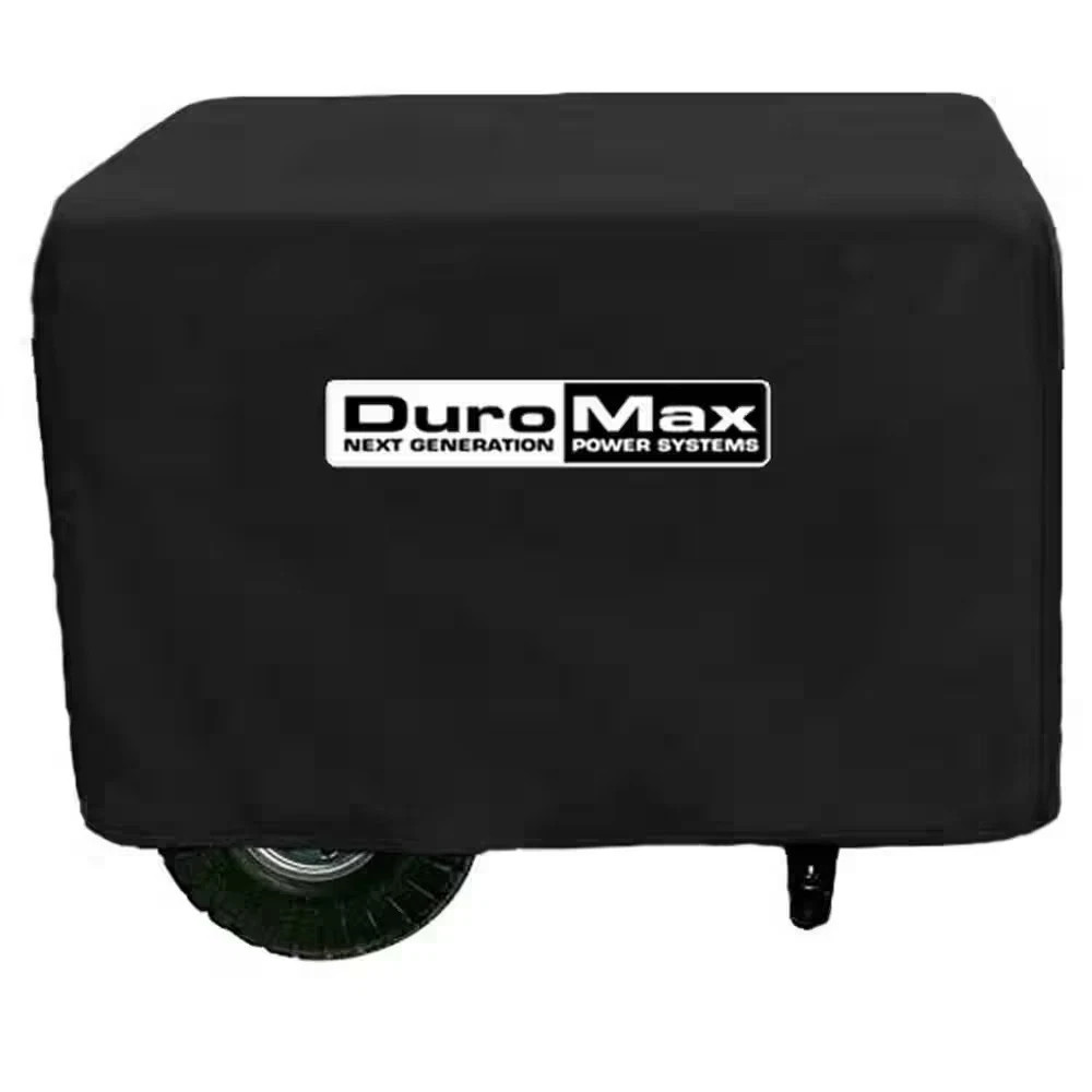 DUROMAX Black XPLGC Generator Cover Durable Nylon Protects Against Sun & Water