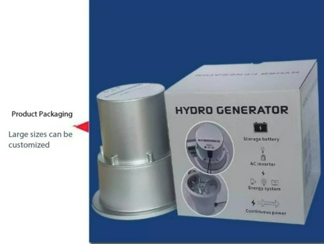 Water Flow Turbine Type Field Home Small Water Energy Generator DC Brushless