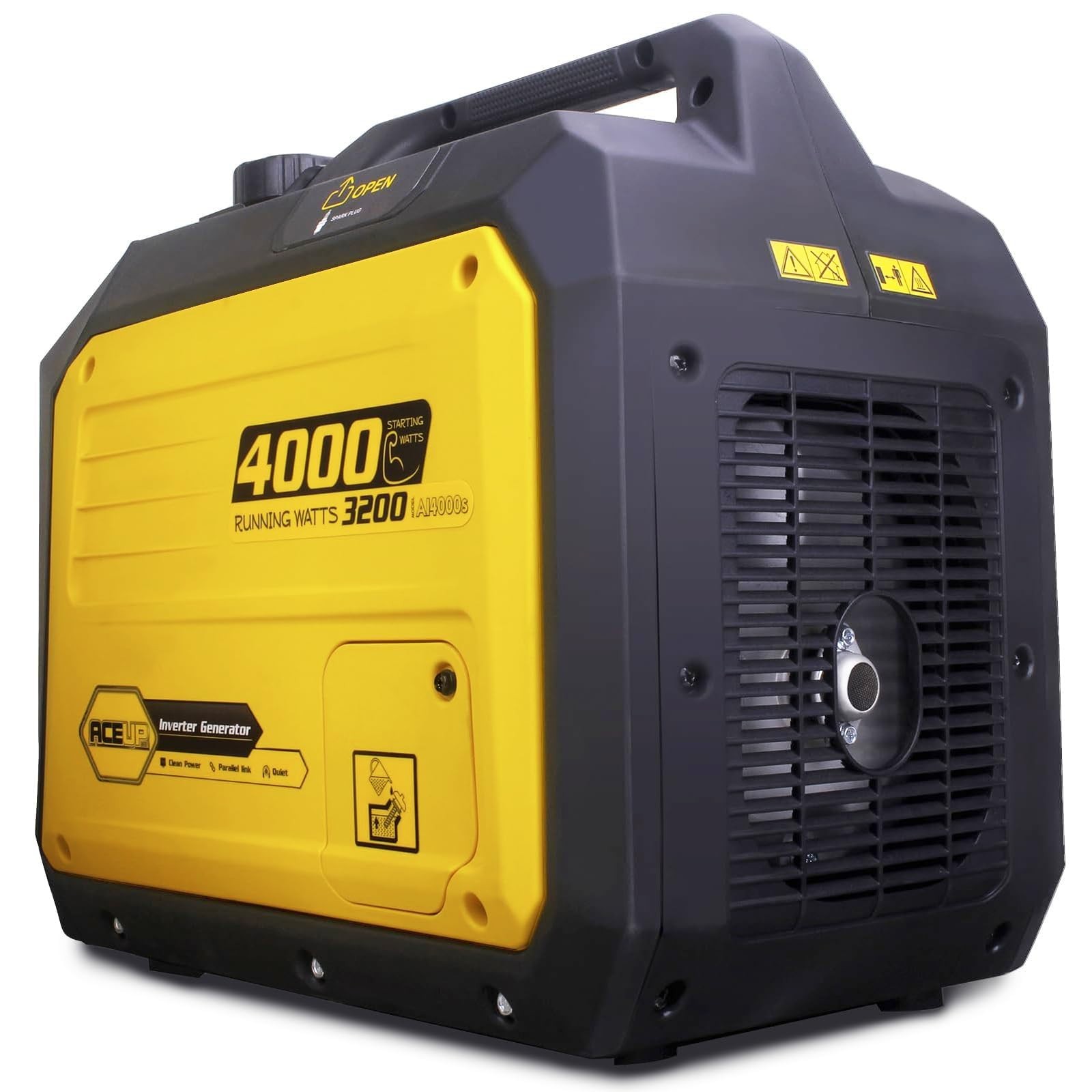 4000 Watt Gas Inverter Generator Portable Quiet EPA RV-Ready Emergency Hurricane