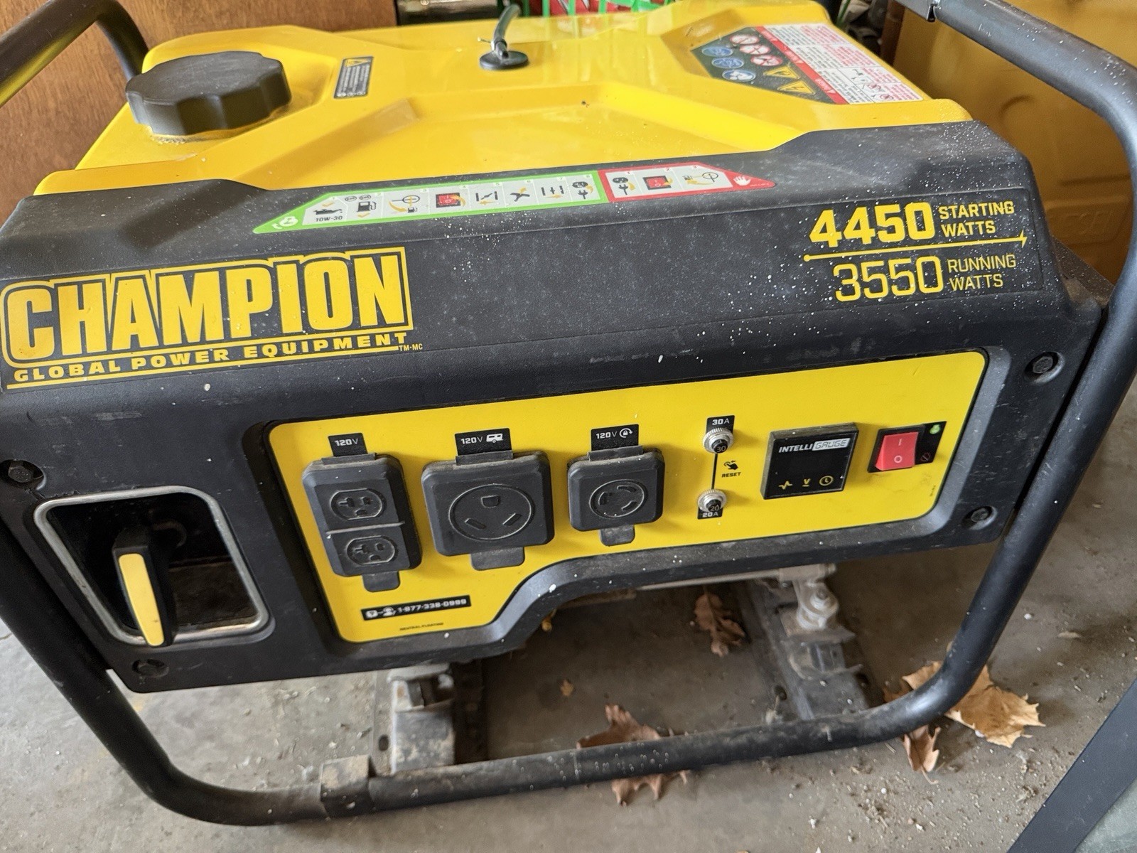 Champion 4550/3550 Generator Pick Up In NE IOWA