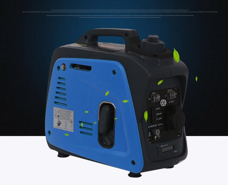 800W Portable Silent Camping Gasoline Power Inverter Generator Set 220V