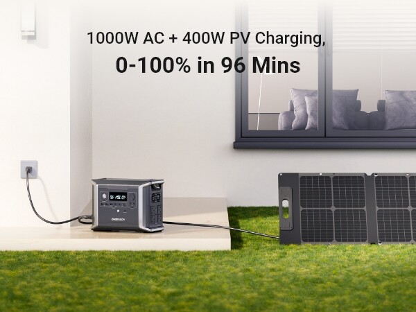 Dabbsson 1200W 1330Wh Power Station LiFePO4 Battery Expandable for Home Camping