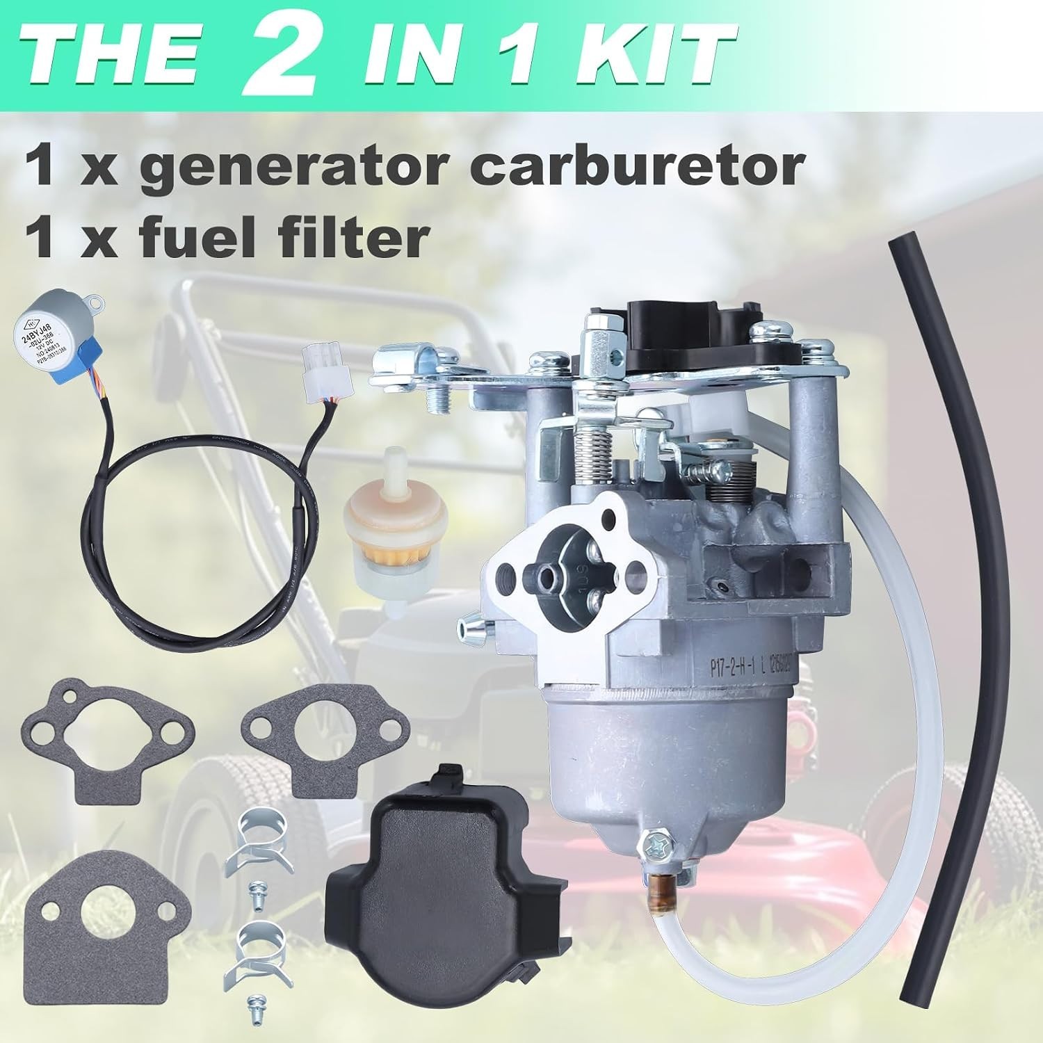 Carburetor Kit for A-iPower 2000W 2300W Portable Inverter Generator Engine Parts