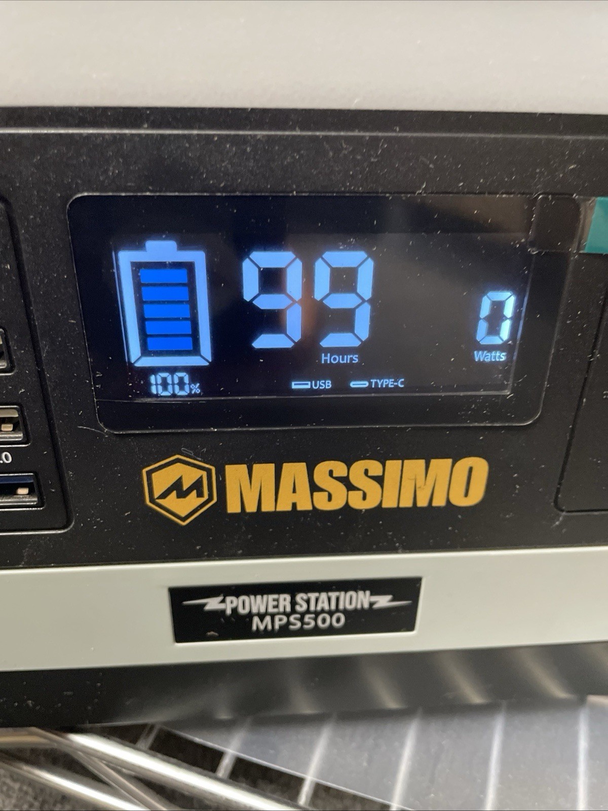 WORKING Massimo Power Station MPS500 Generator Camping/emergency Power