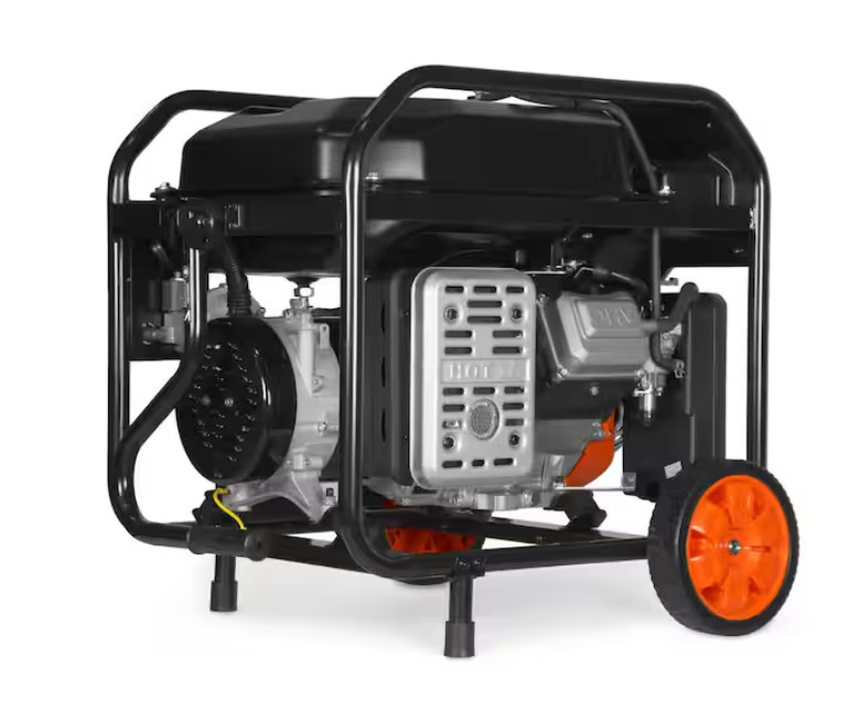 Portable Generator Electric Start 8000-Watt 120V/240V Dual Fuel Gas 340cc