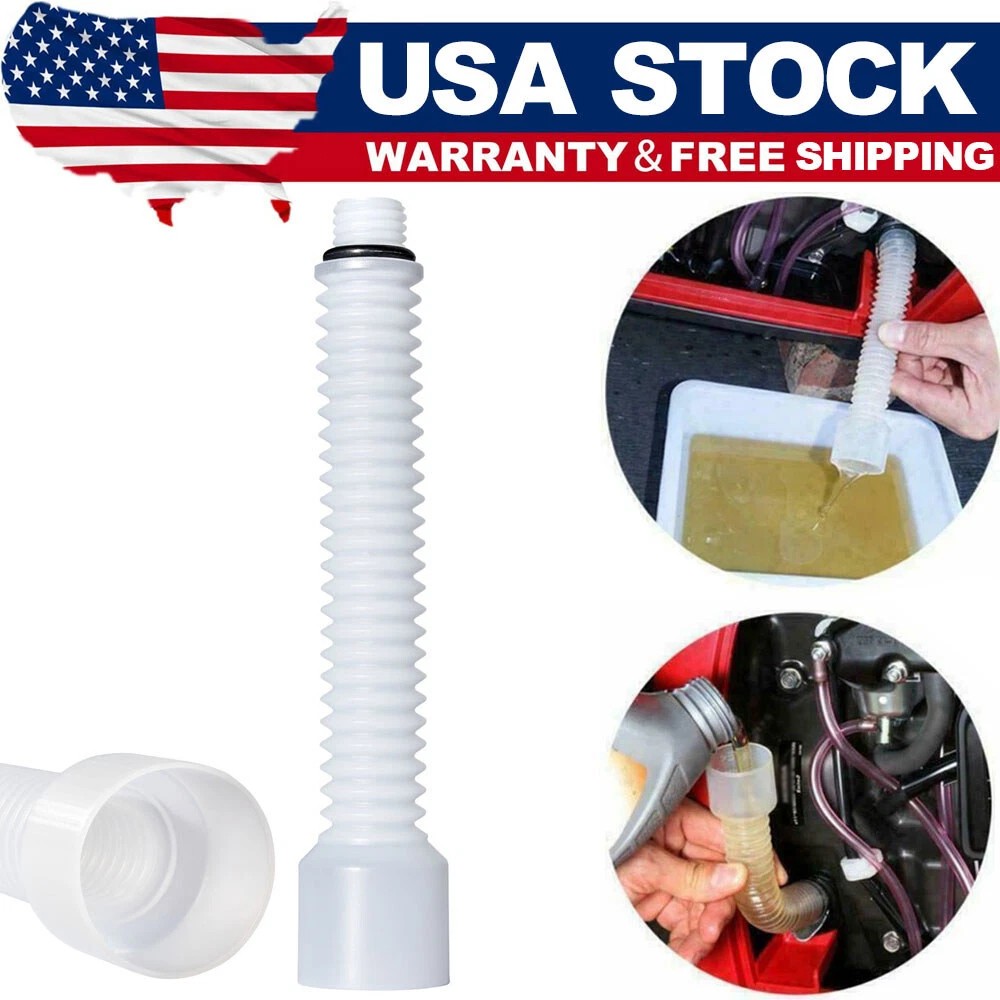 Mess Free Oil Change Funnel Flexible Pipe Fit for Honda Generator new US