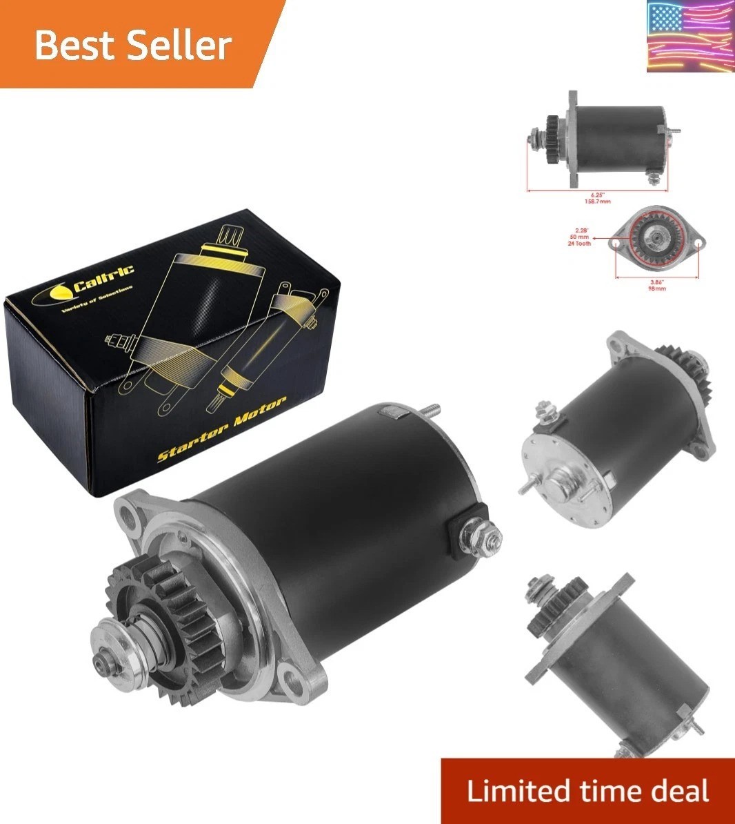 Starter Compatible with Onan KV 4000 Microquiet Generator RV / 12 Volt CCW 24…