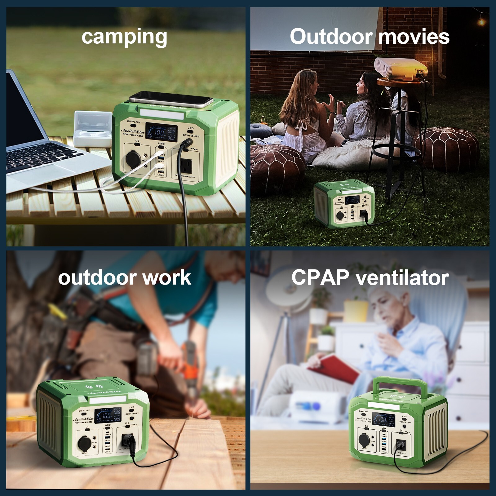 BMS Outdoor Power Portable Power Station Solar Generator Outdoor Camping AC/DC