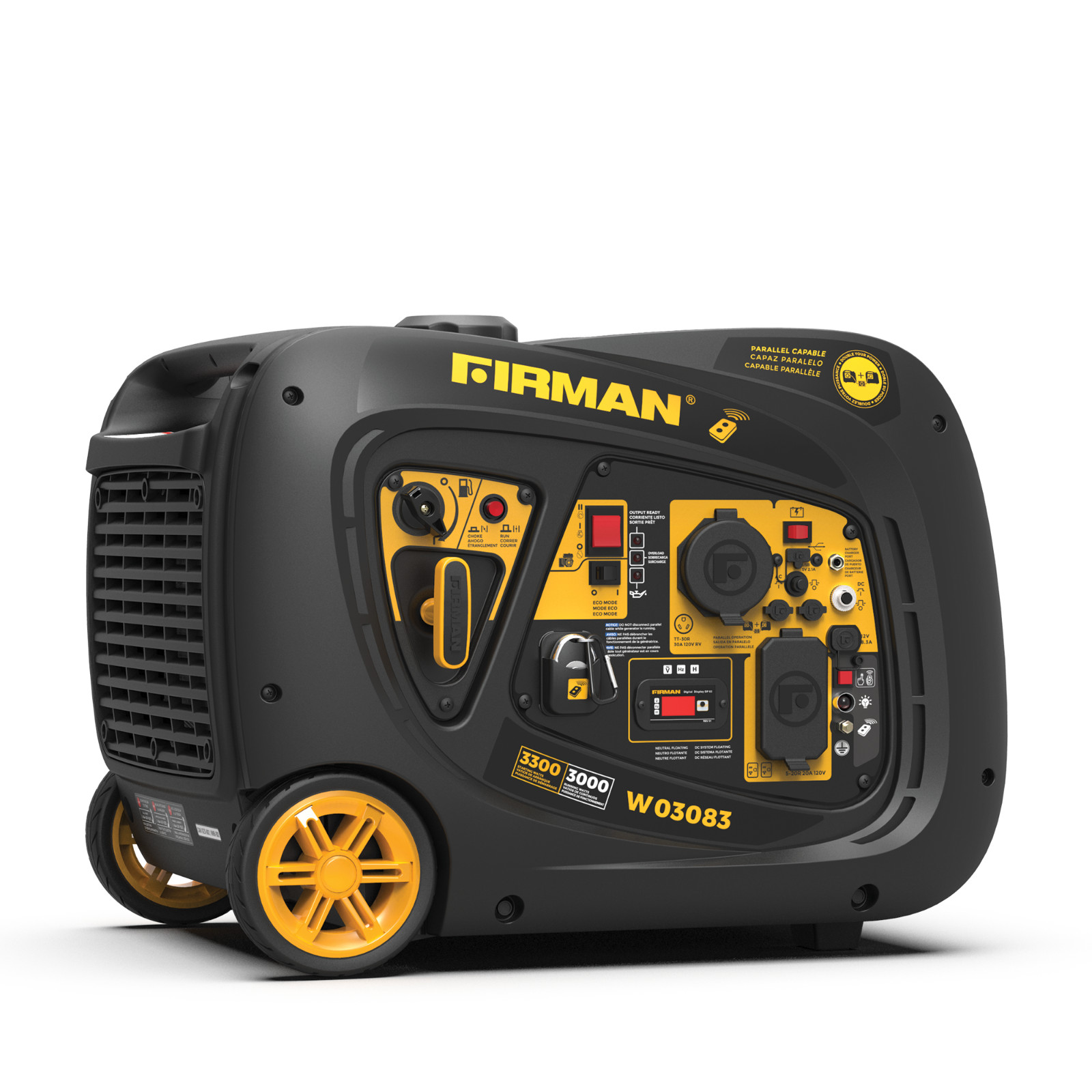 FIRMAN W 03083 INVERTER PORTABLE GENERATOR 3300W REMOTE START