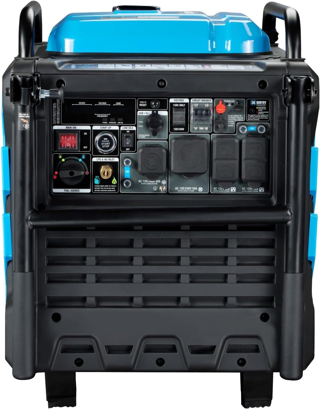 Pgd105Tisco Tri Fuel Inverter Generator,10500-Watt Tri Fuel Gasoline Propane Nat