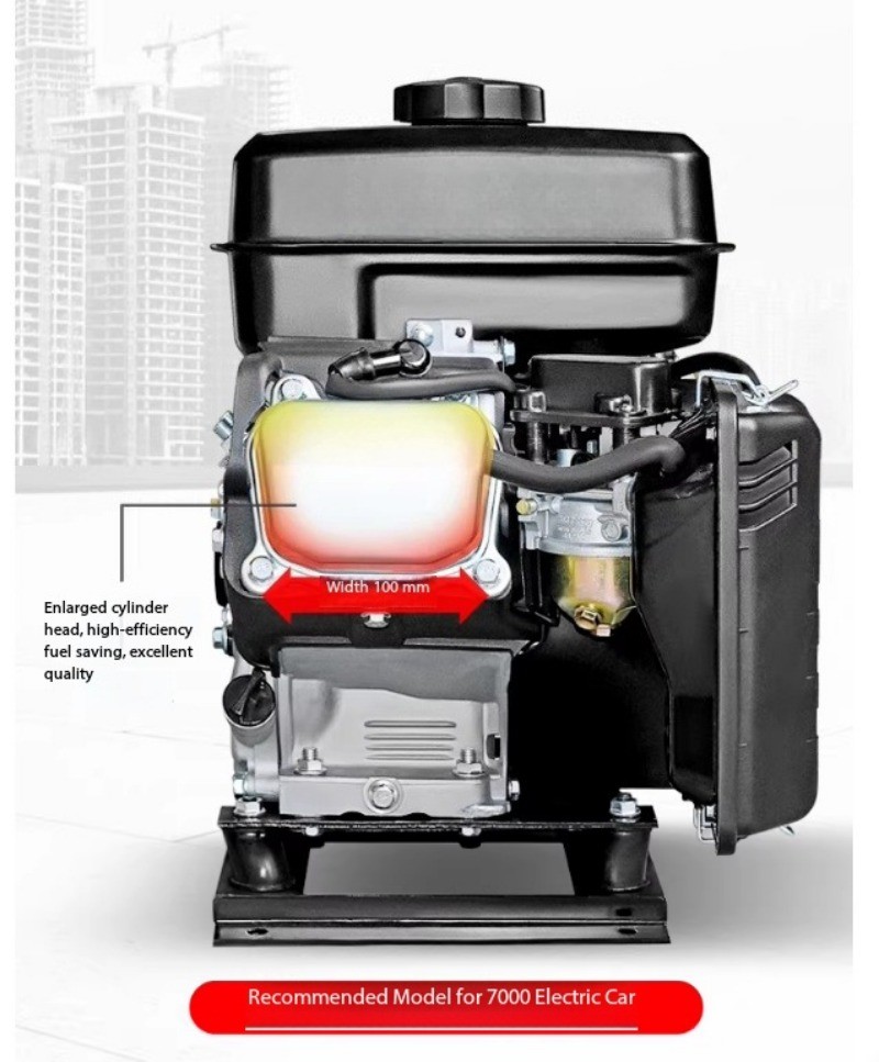 Electric Vehicle Range Extender Four-Cylinder 48V Inverter Gasoline Generator