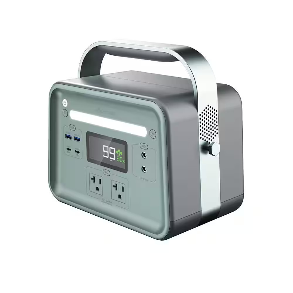 Solid-State Portable Power Station, 330W /480W Peak, Push-Button Start Battery G