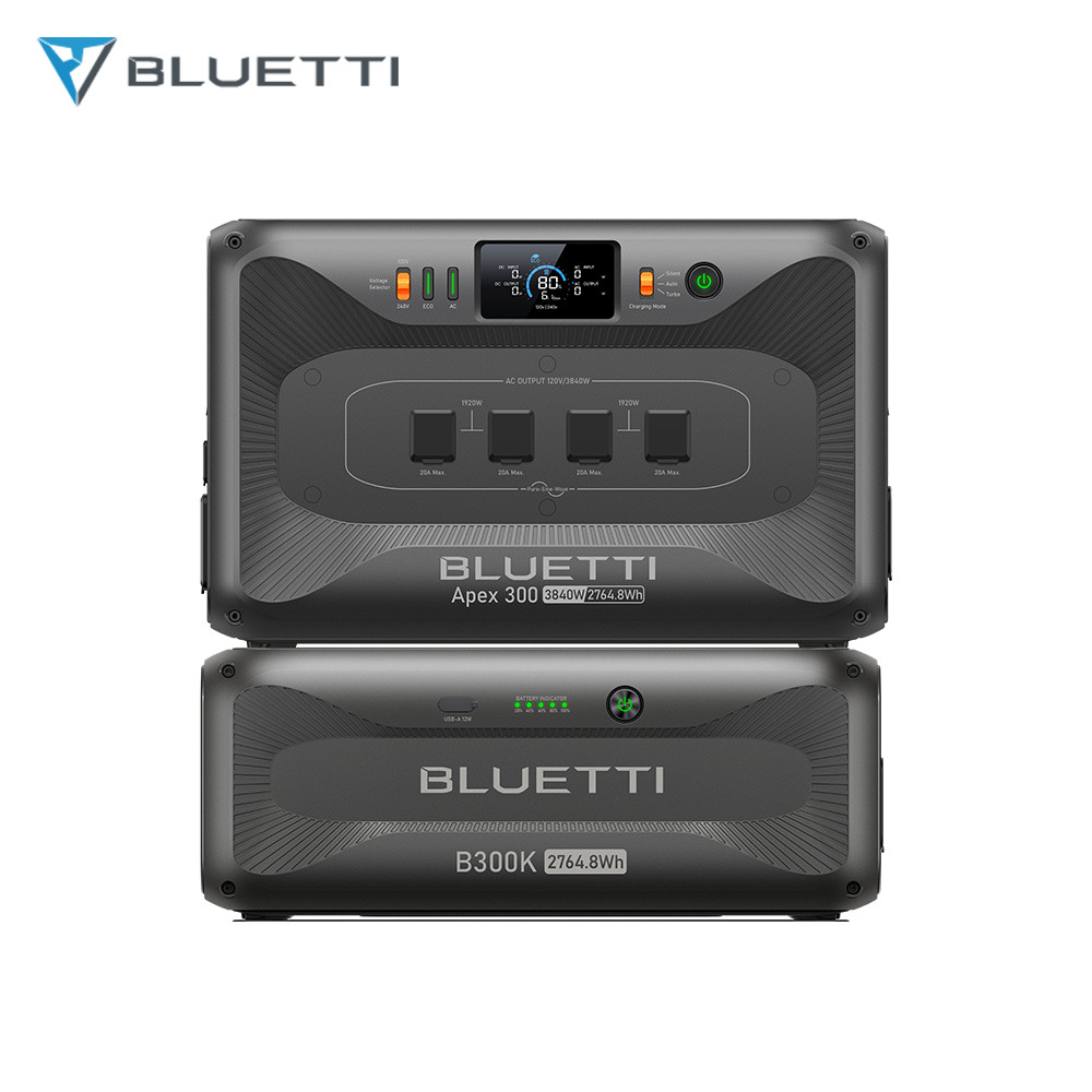 BLUETTI Apex 300+B300K 5529.6Wh Power Station Generator for Home Backup Outdoors