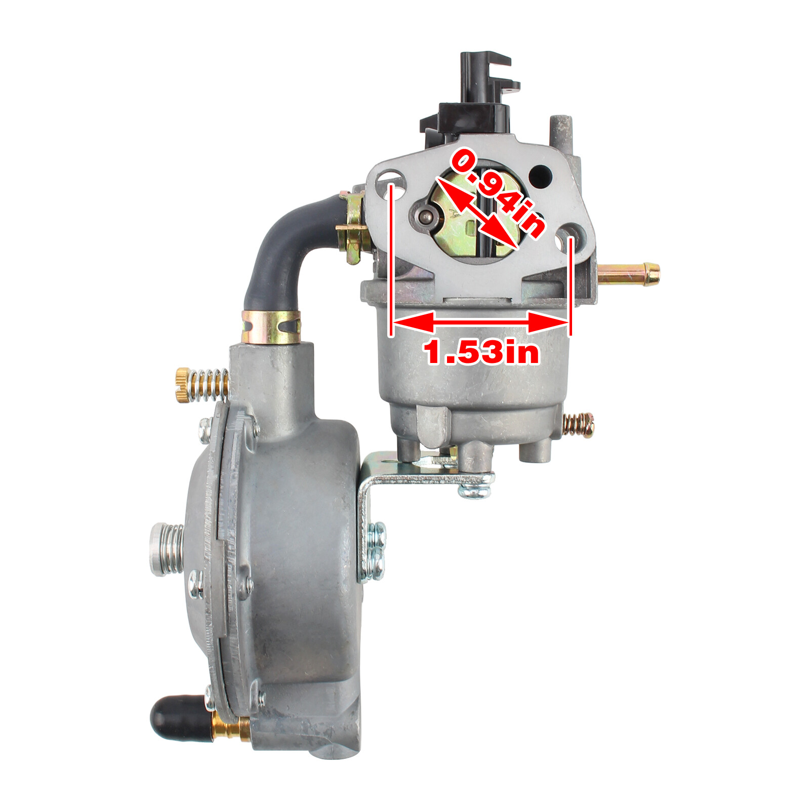 2.8KPA-3.8KPA LPG Dual Fuel Carburetor For Generator GX160 3500w 6.5-7.5 HP
