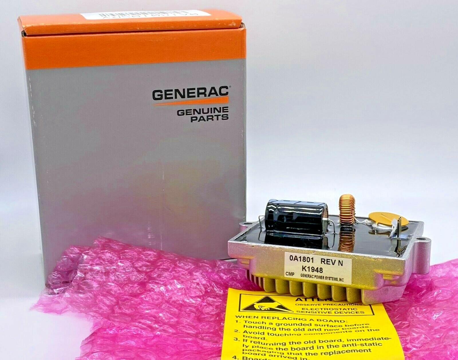 Generac 0A18010SRV Engine Battery Charger Assembly * FREE SAME DAY SHIPPING *