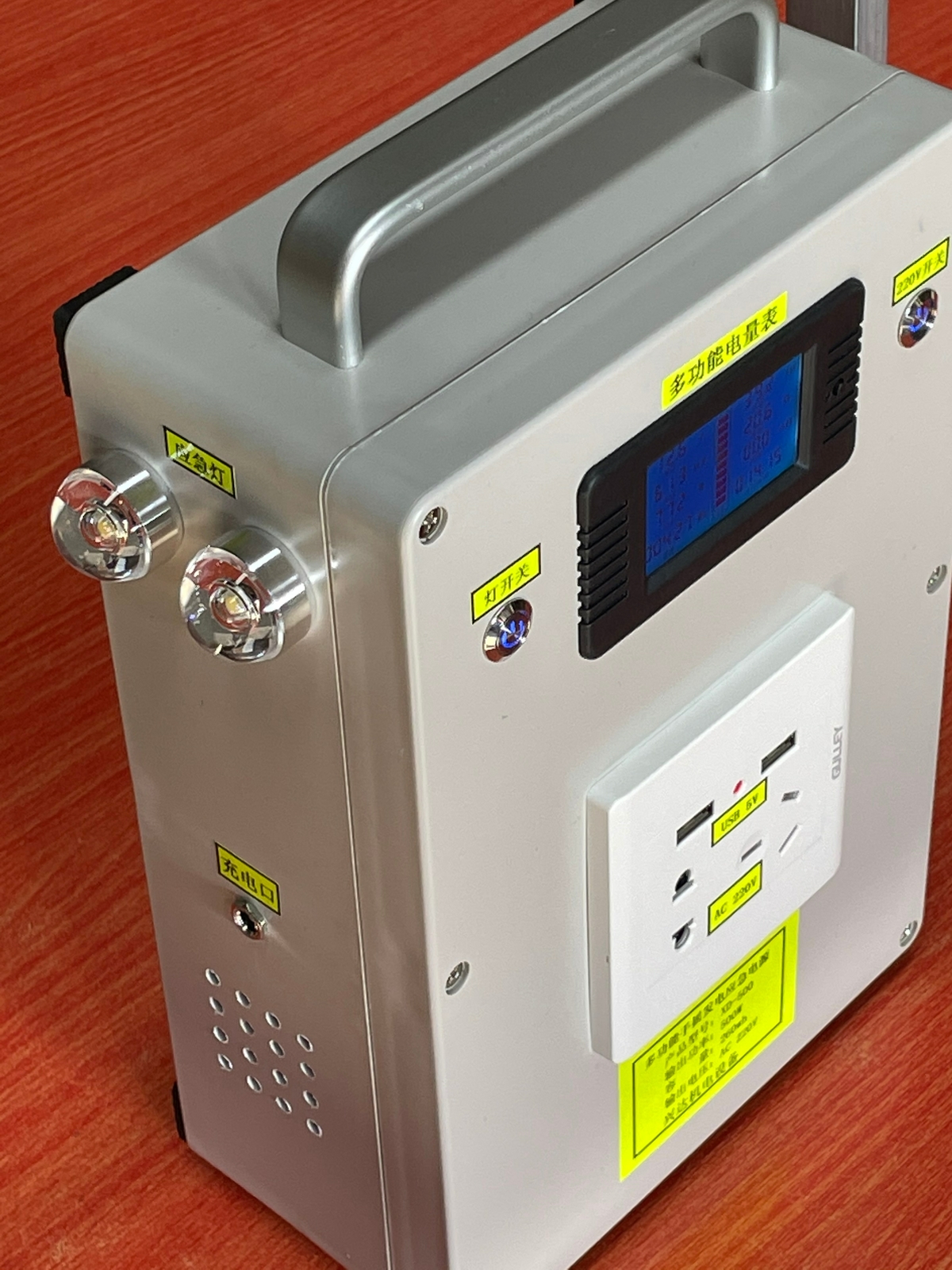 All-steel DC brush generator multifunctional hand crank generator 500W220V
