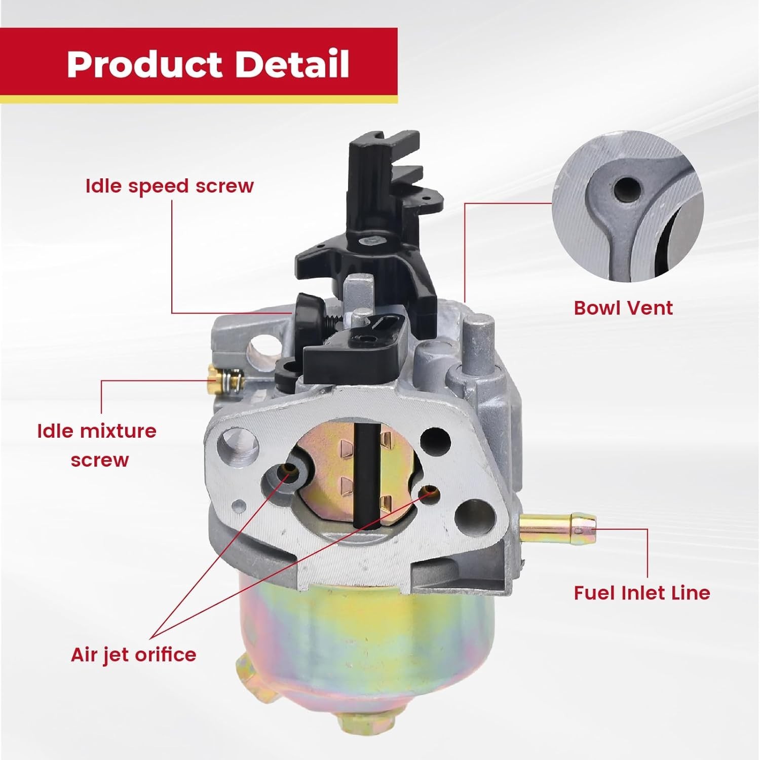 Carburetor for Champion Power Equipment 3500 4000 Watts Gas Generator