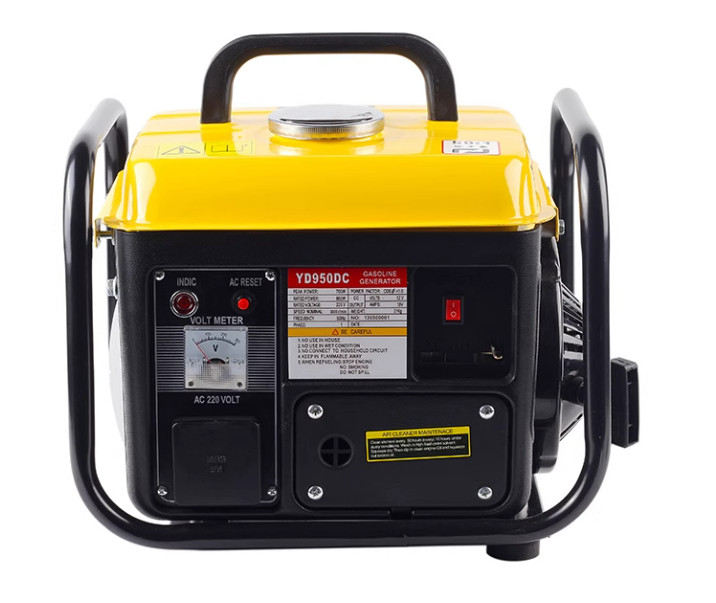 220V Small Generator, Micro Gasoline Generator, Portable for Household Use