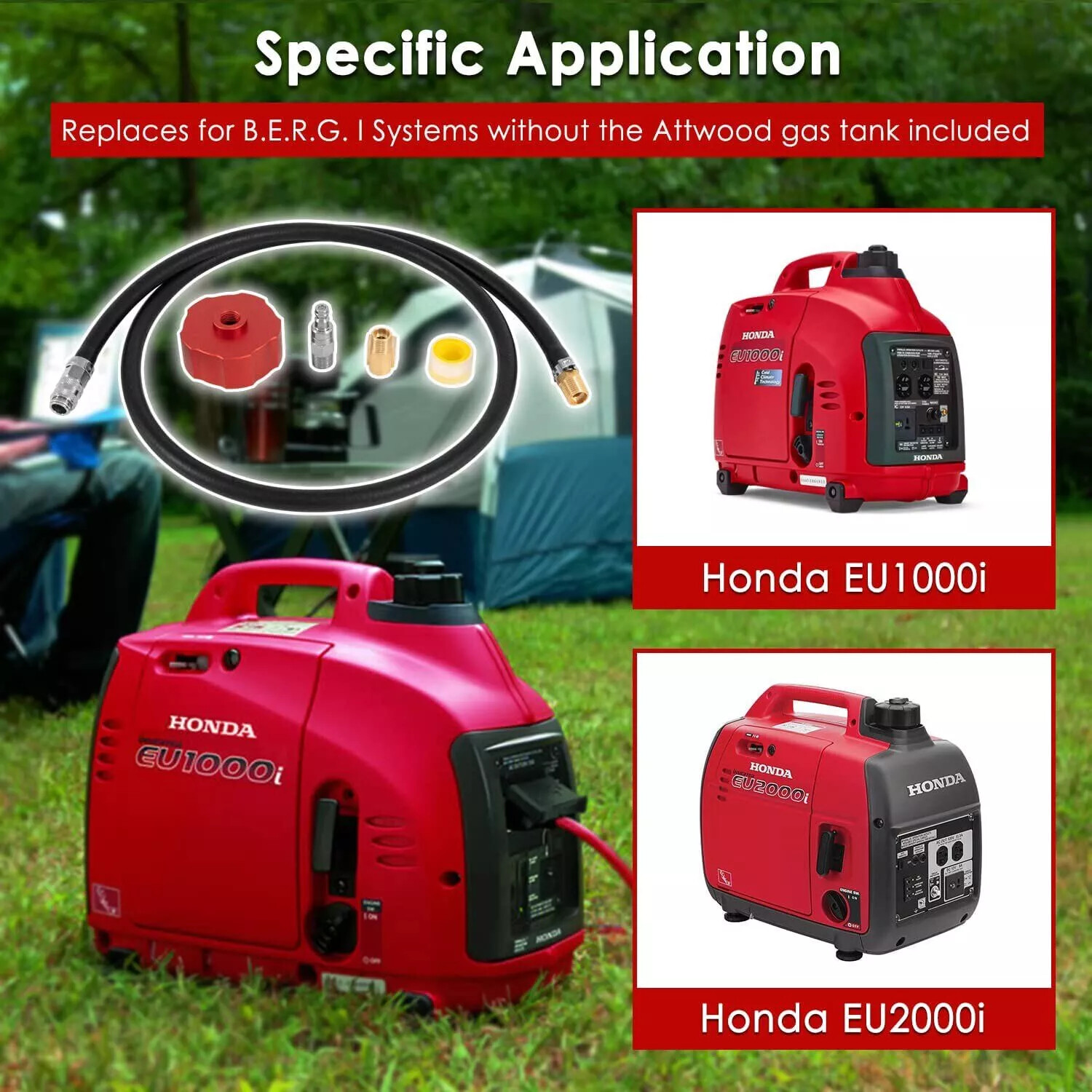 HND1.2CS B.E.R.G.I Single Systems Clam Kit Fit Honda EU1000i & EU2000i Generator