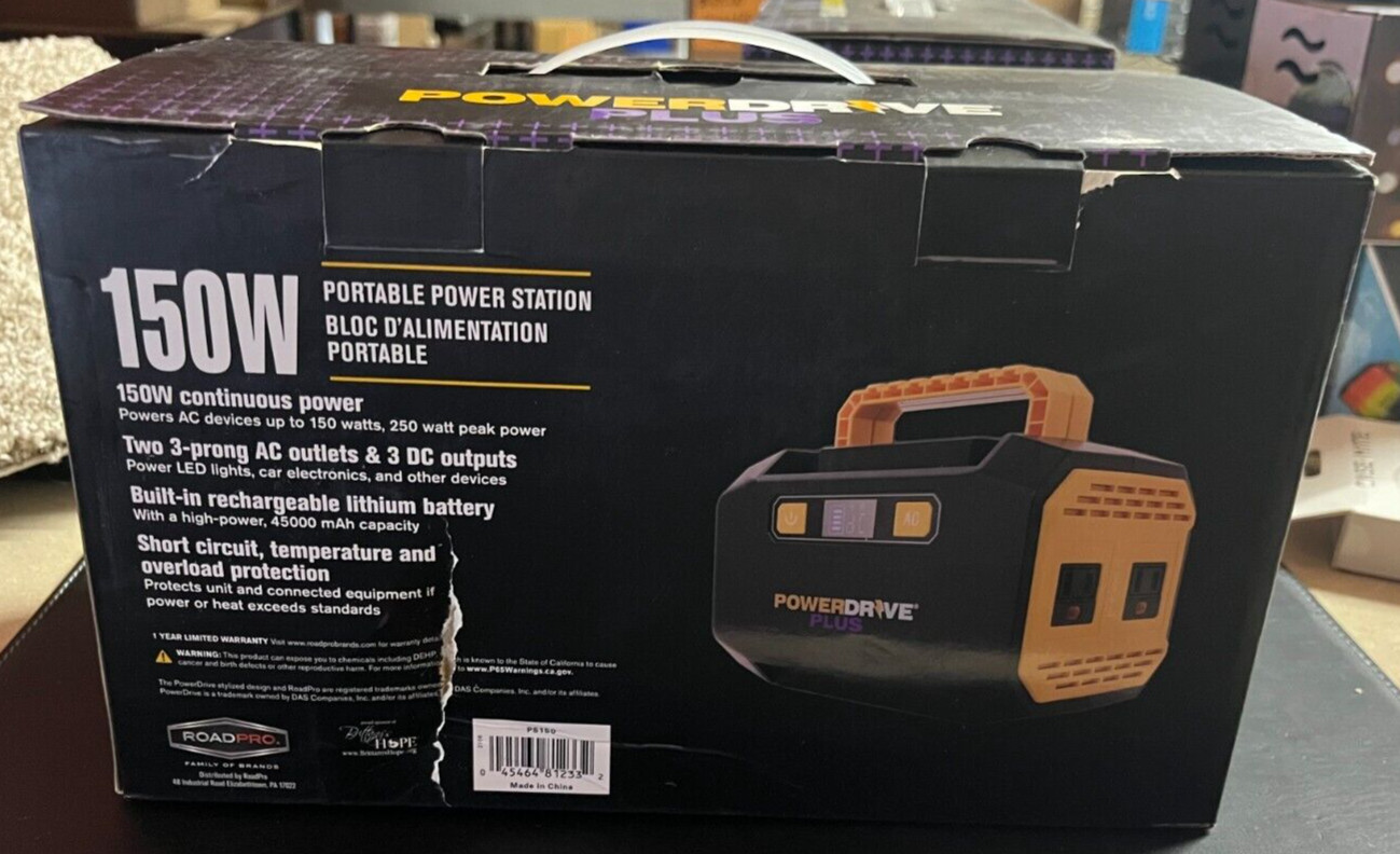 PowerDrive PS150 150 Watt Portable Power Station