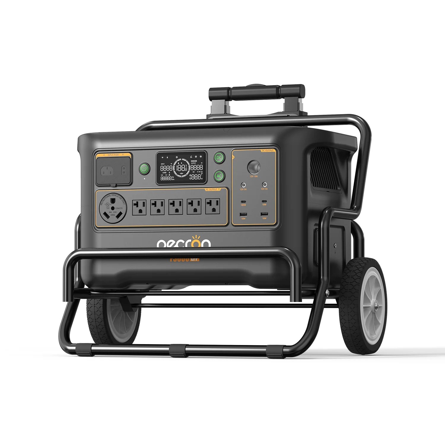 Power Station LiFePO4 Battery pecron F3000LFP 3600Wh Emergency Backup RV