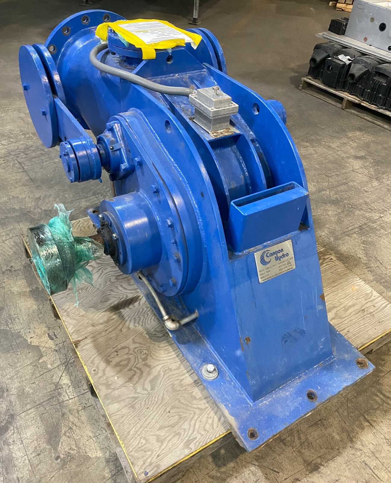 Canyon Hydro 32kW Pelton Wheel Generator System Model 1513