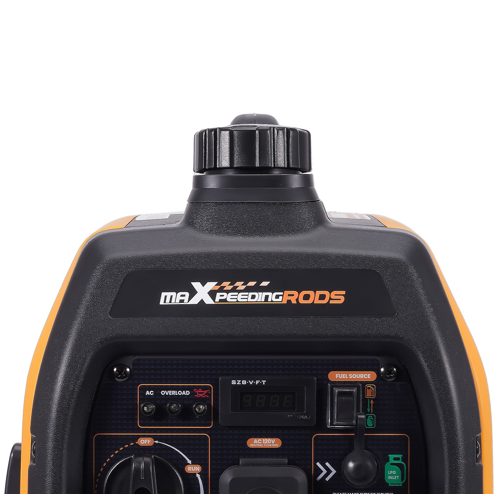3.8KW Gas/LPG Inverter Generator Overload LED Alert Output Ready LED for Camping