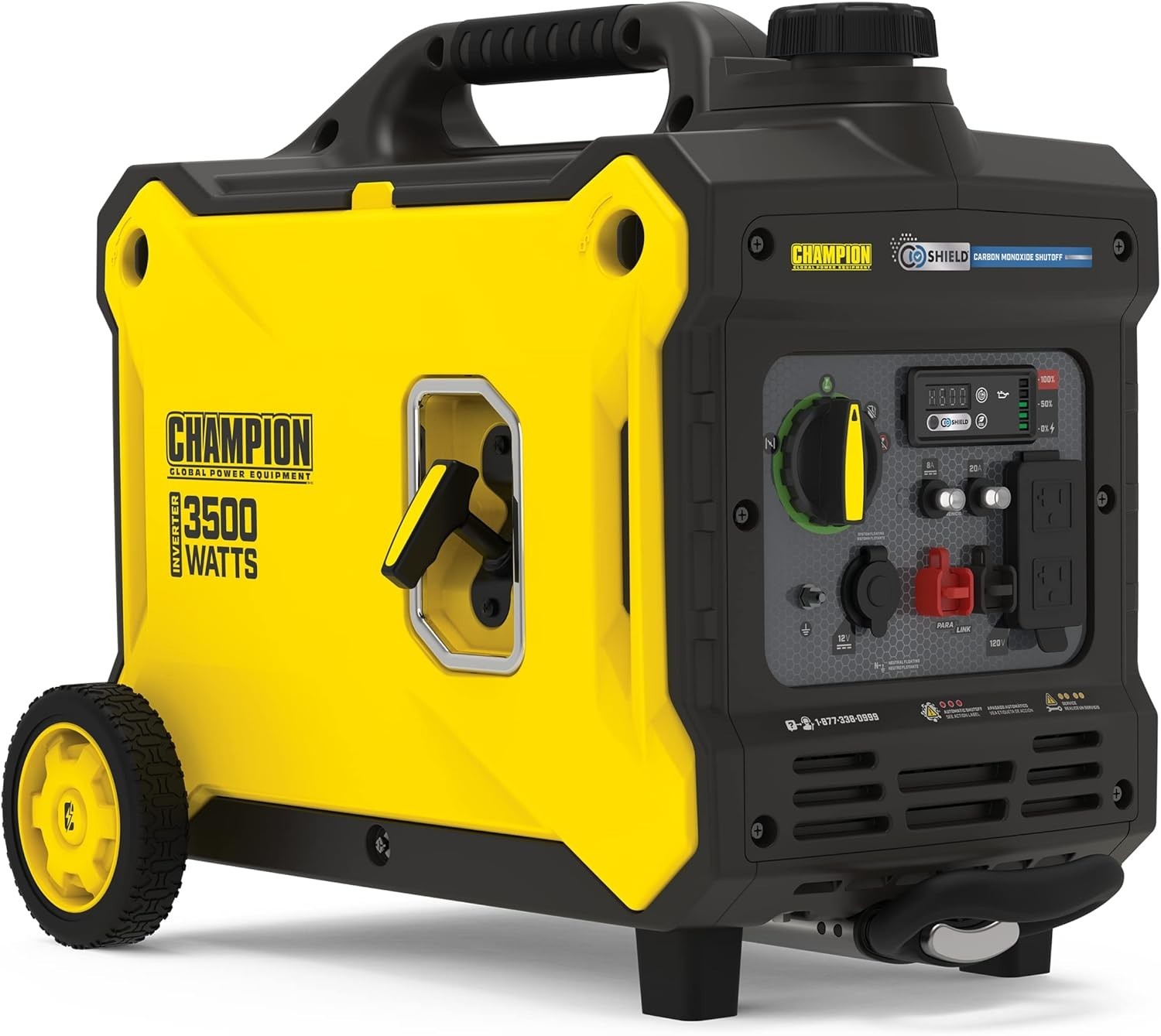 Champion 3,500-W Super Quiet Portable Gas Powered Inverter Generator, CO Sensor