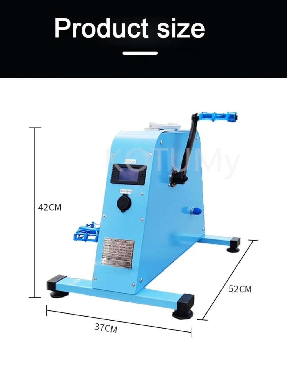 Portable Pedal Generator High Power Outdoor 5V/12V/48V Foot-Operated Generator