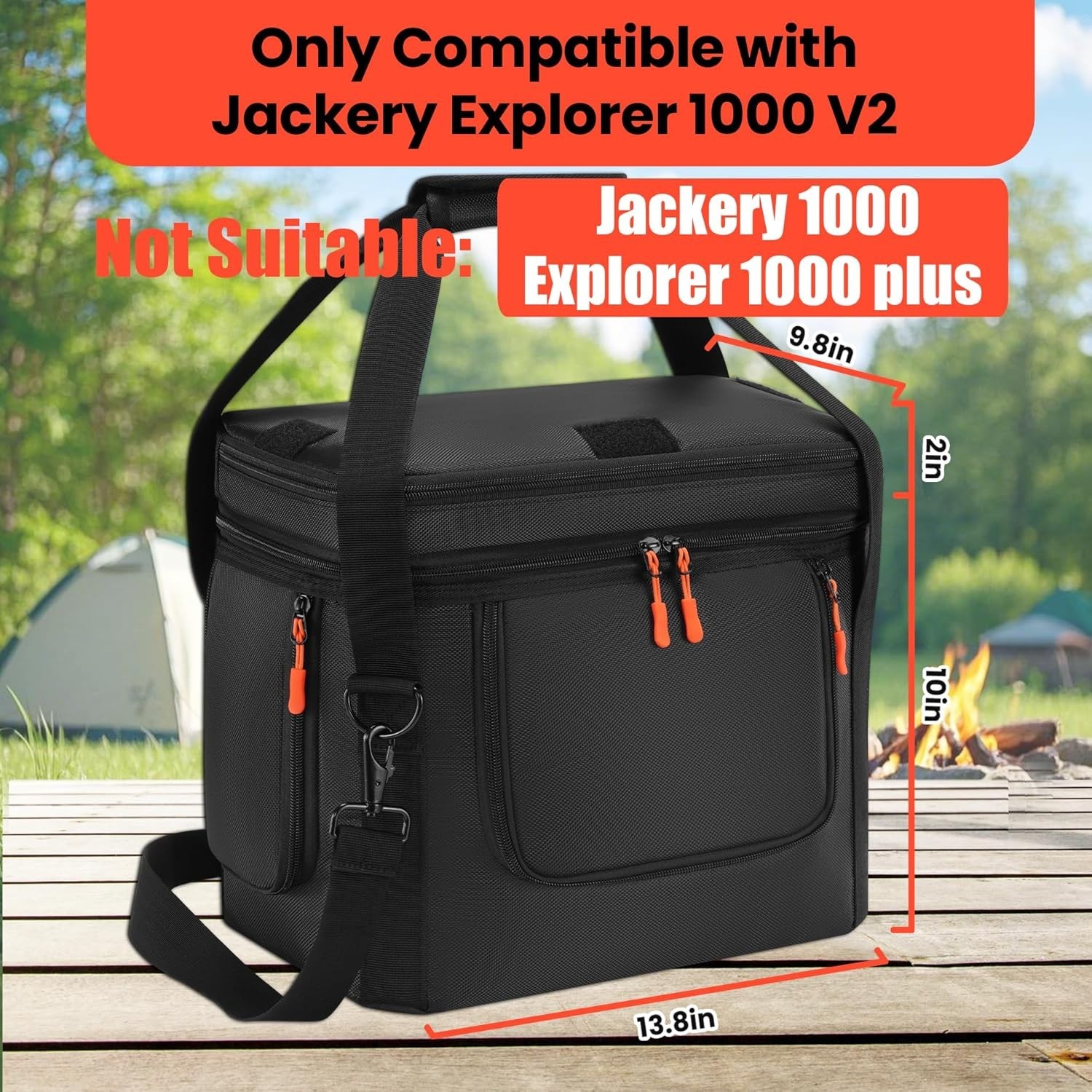 Portable Carrying Bag for Jackery Explorer 1000 V2 – Compact & Stylish