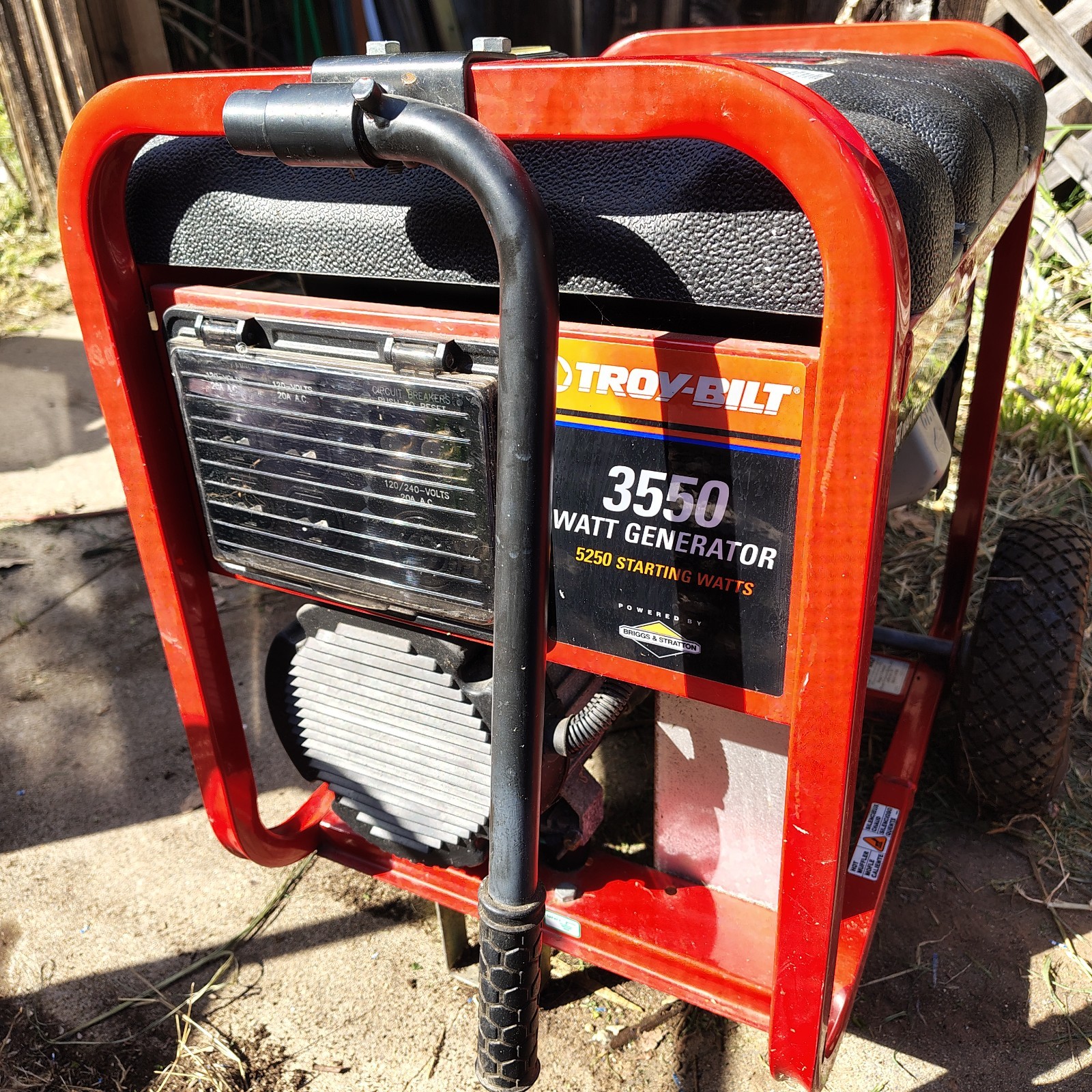 Troy-Bilt gas generators portable