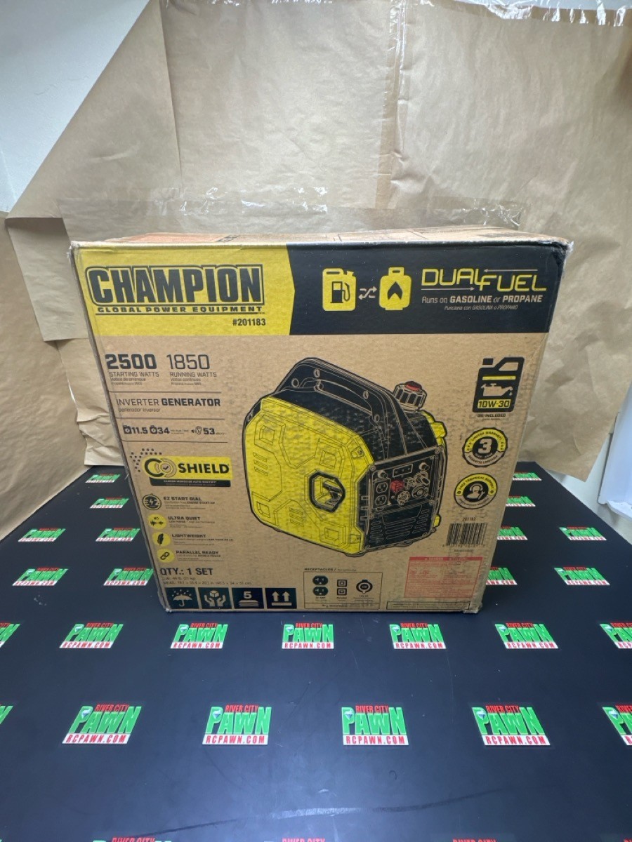 CHAMPION POWER EQUIPMENT DUAL FUEL INVERTER GENERATOR 2500 (R7A015366)