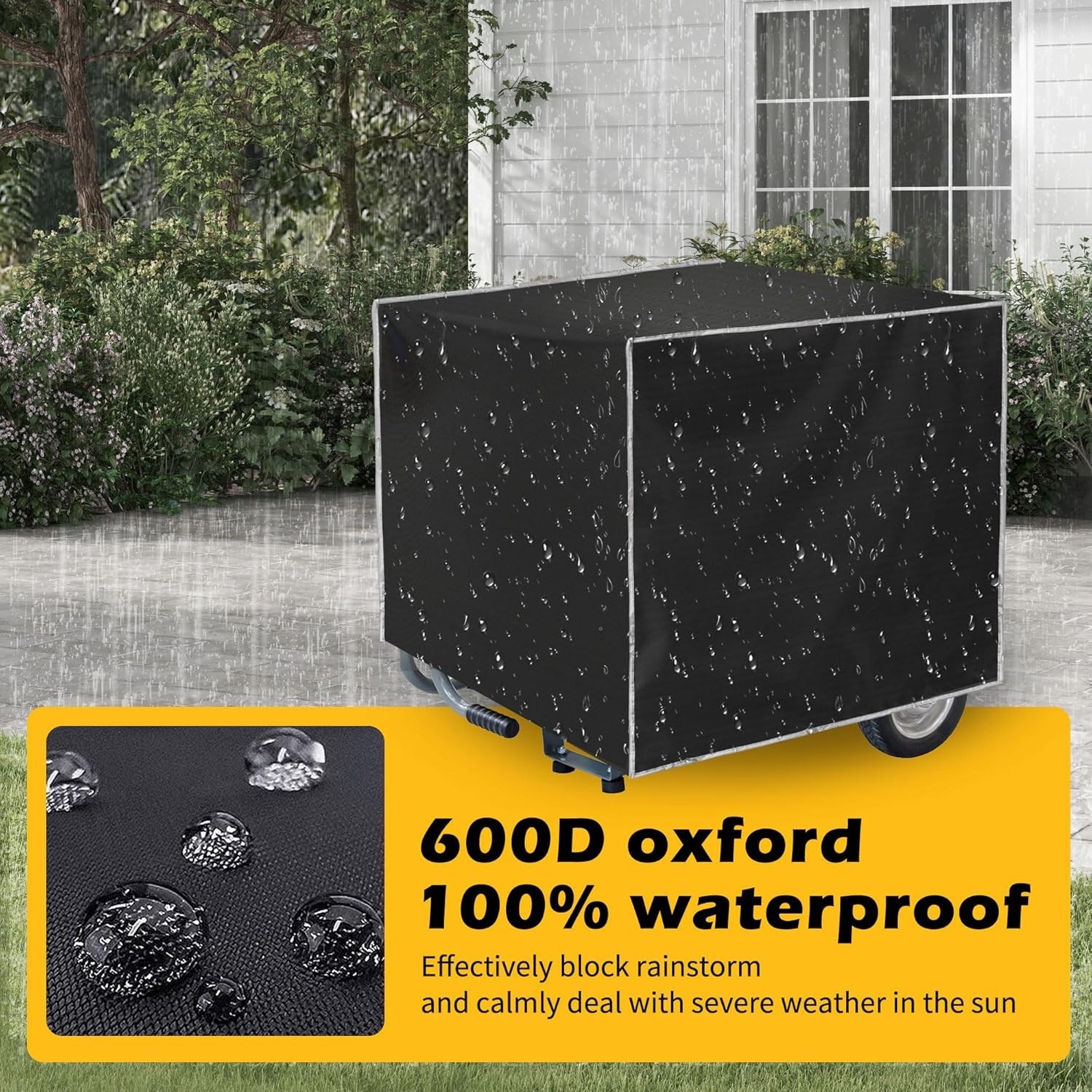 Portable Generator Cover While Running for Most 5000-10000W Frame Generators NEW