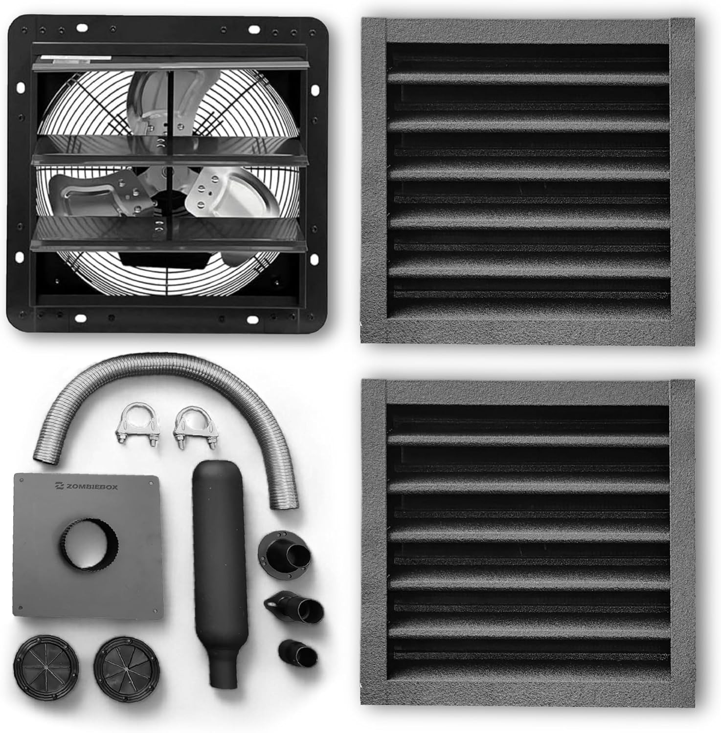 DIY Generator Shed Ventilation & Exhaust Kit Bundle