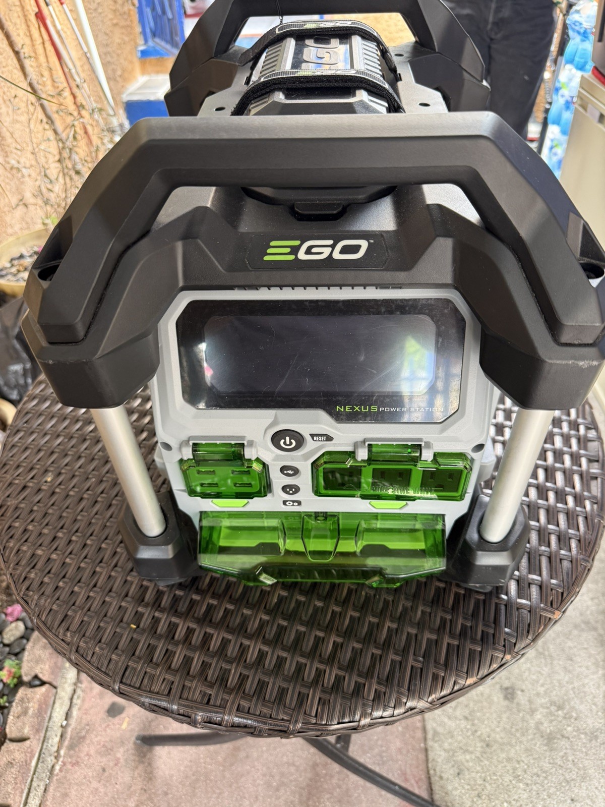 EGO Power Nexus Power Station PST3040 Portable Generator 3000W W/4 Batteries