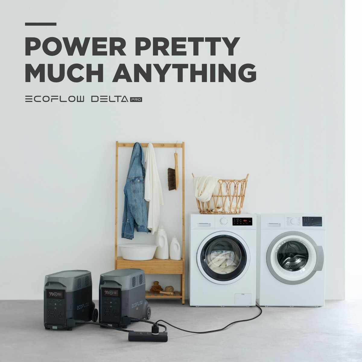 EcoFlow DELTA Pro Power Station+Extra Battery 7200Wh Certified Refurbished, LFP