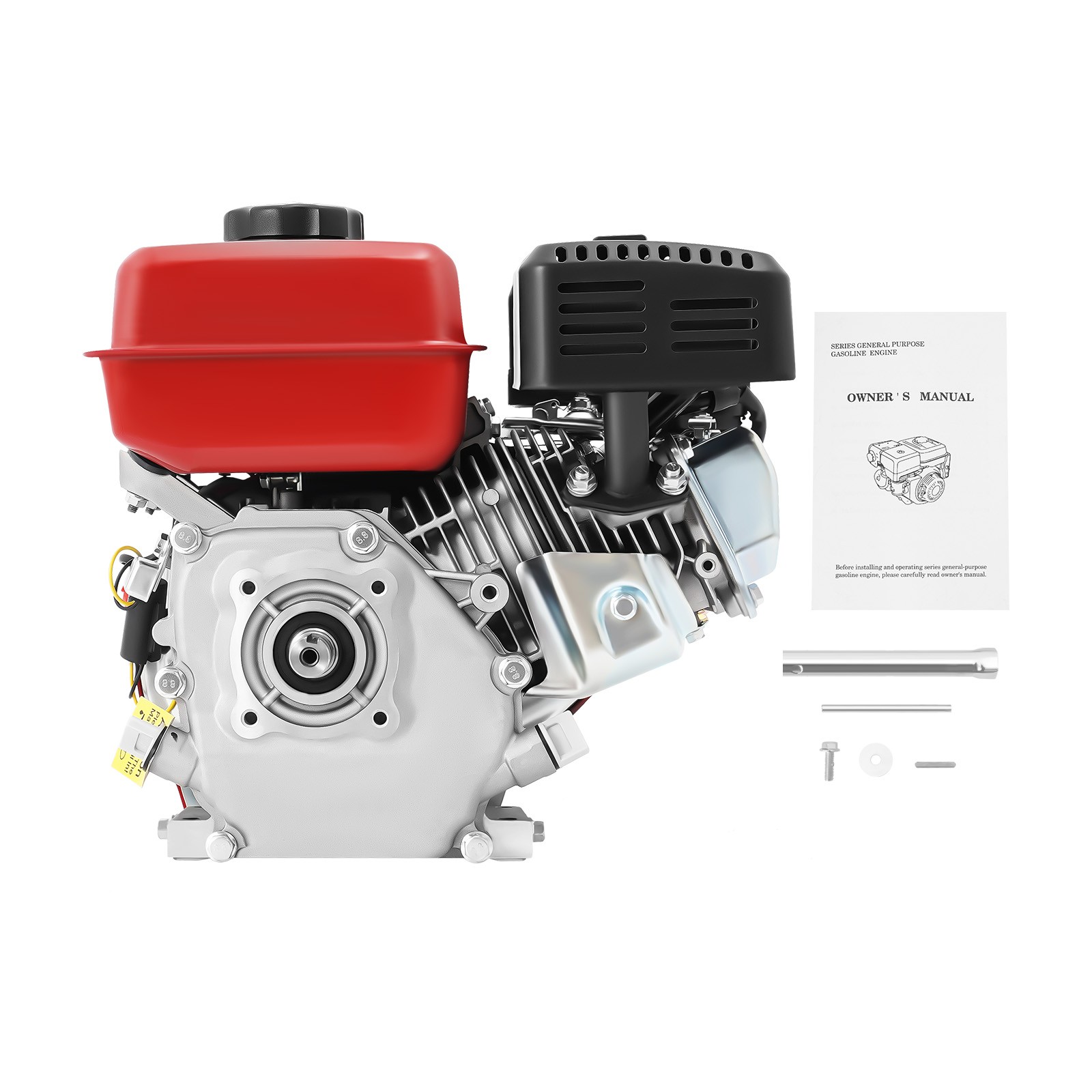 212cc 7.5HP 4-Stroke Pull Start Horizontal Gas Engine Motor For Go Kart Minibike