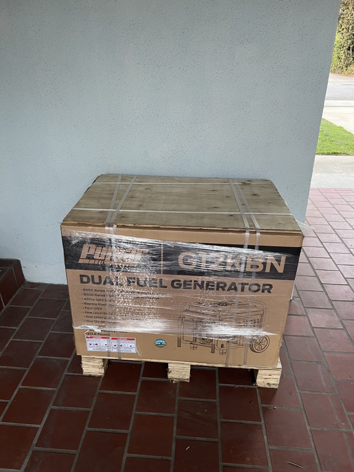 Pulsar G12KBN dual fuel 12000 W generator
