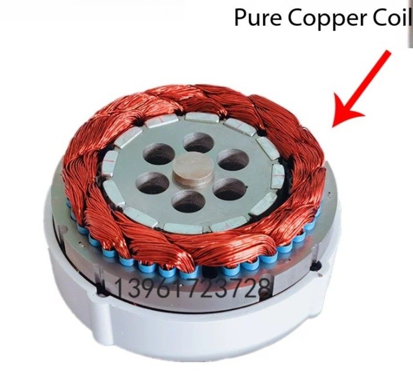 AC Three-phase Brushless Rare-earth NdFeB Permanent Magnet Generator 100/200W
