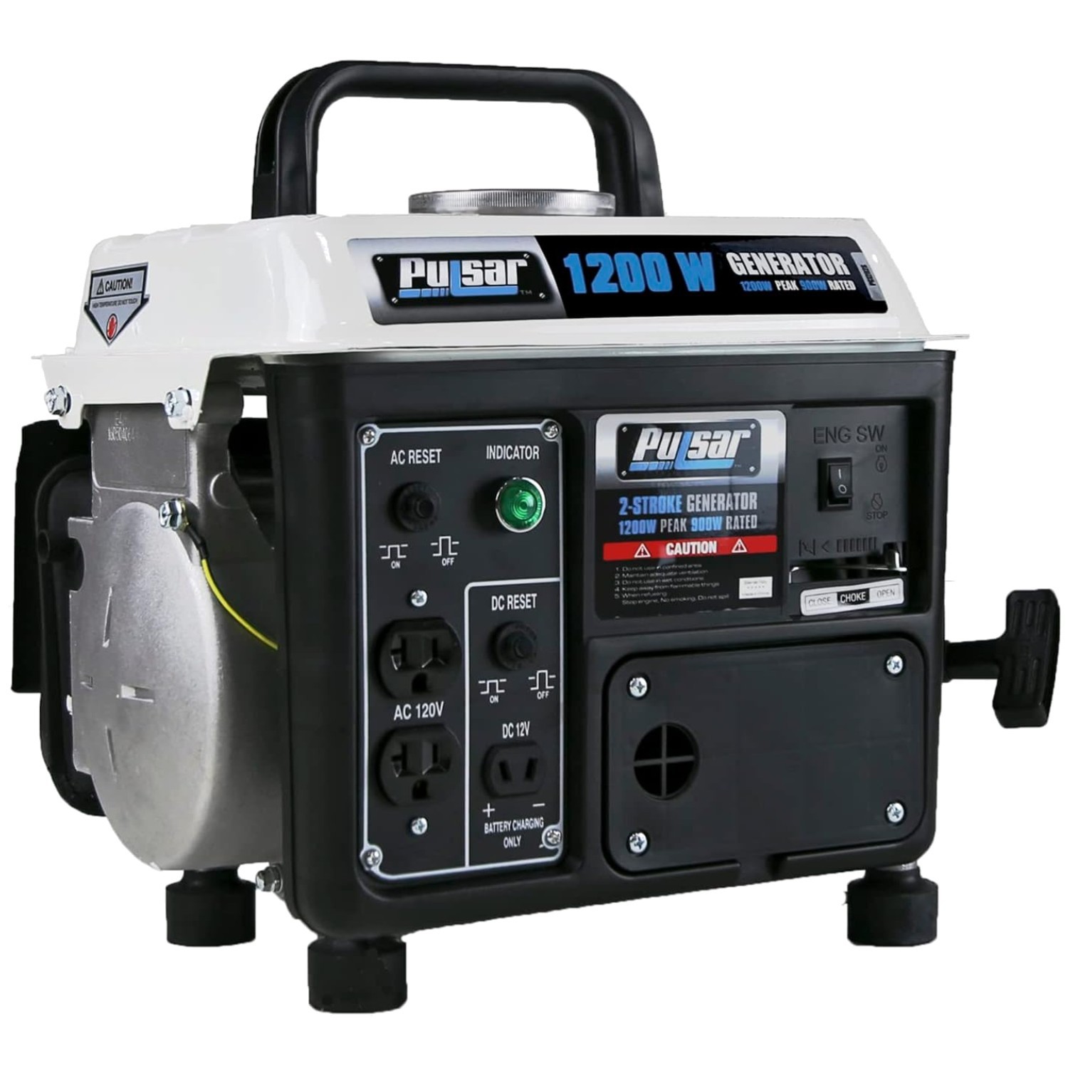 Lightweight 1200W Gas-Powered Portable Generator