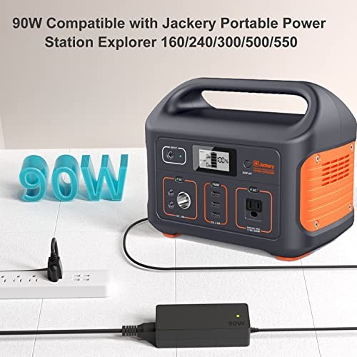 Charger for Jackery Charger 24V 90W AC Adapter for Jackery Portable Power