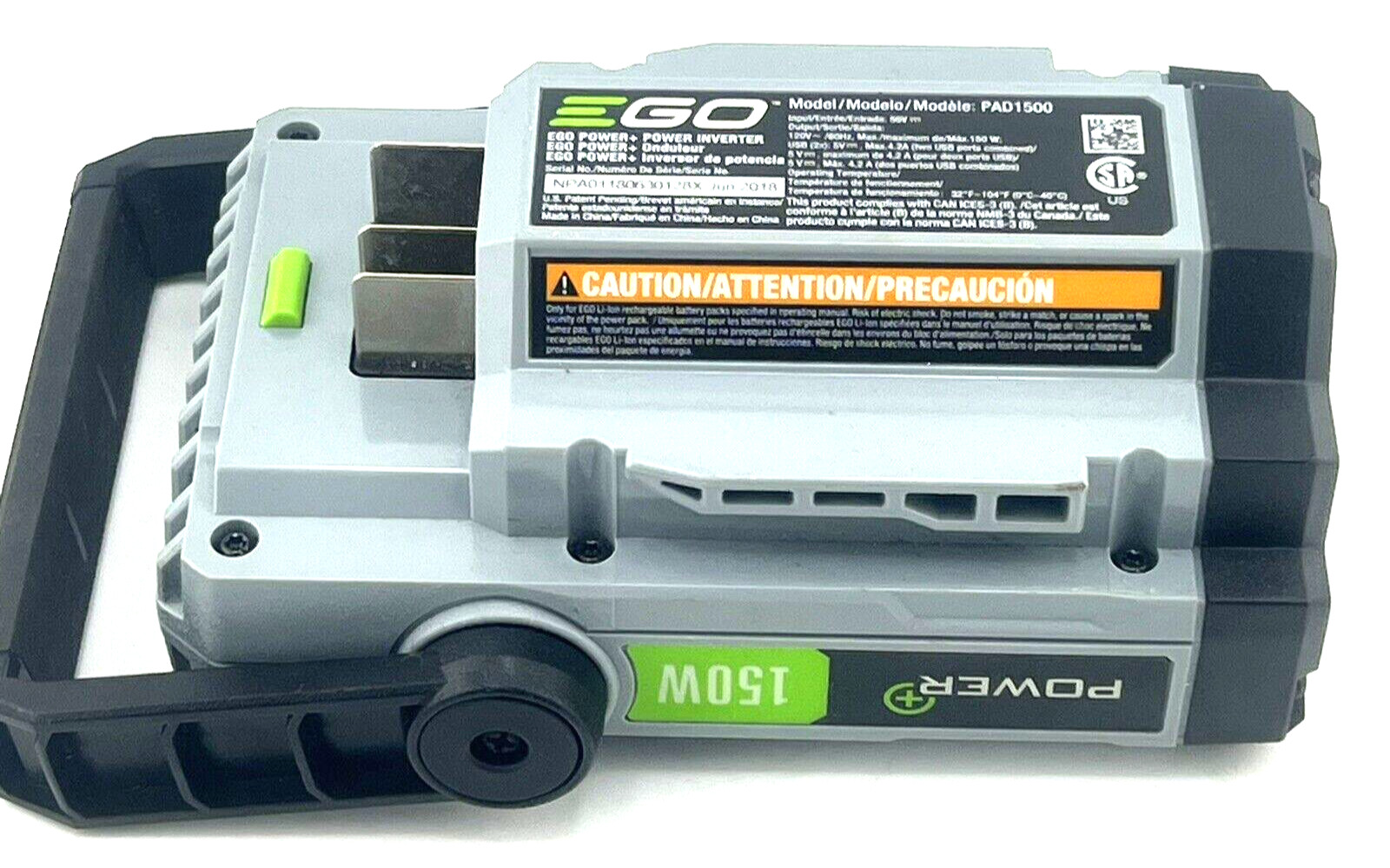 Ego Nexus Escape Power Inverter 150 Watt Barely Used Great Deal!
