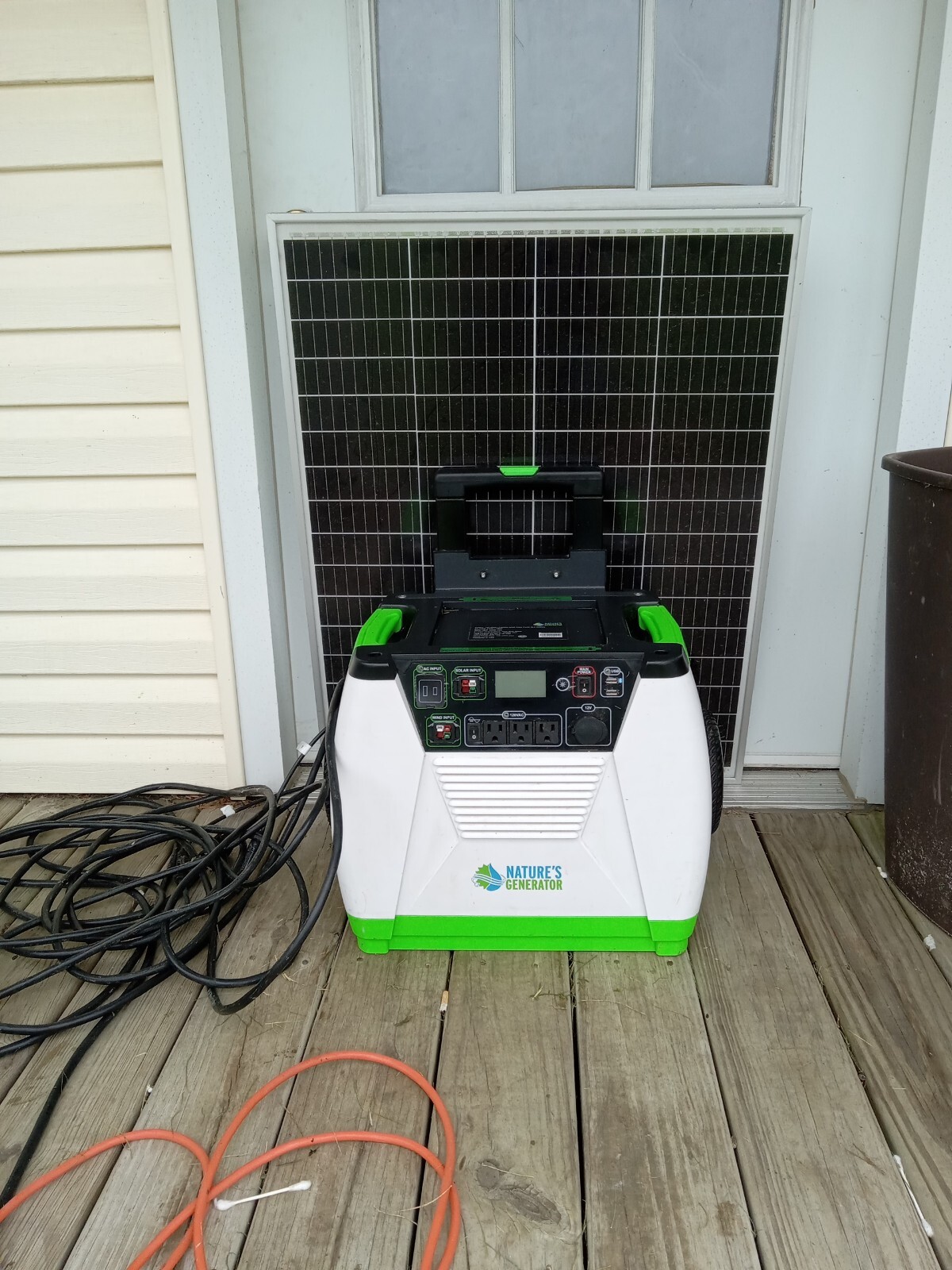 Nature’s Generator Gold System 1800W Solar Generator with 100W Solar Panel…