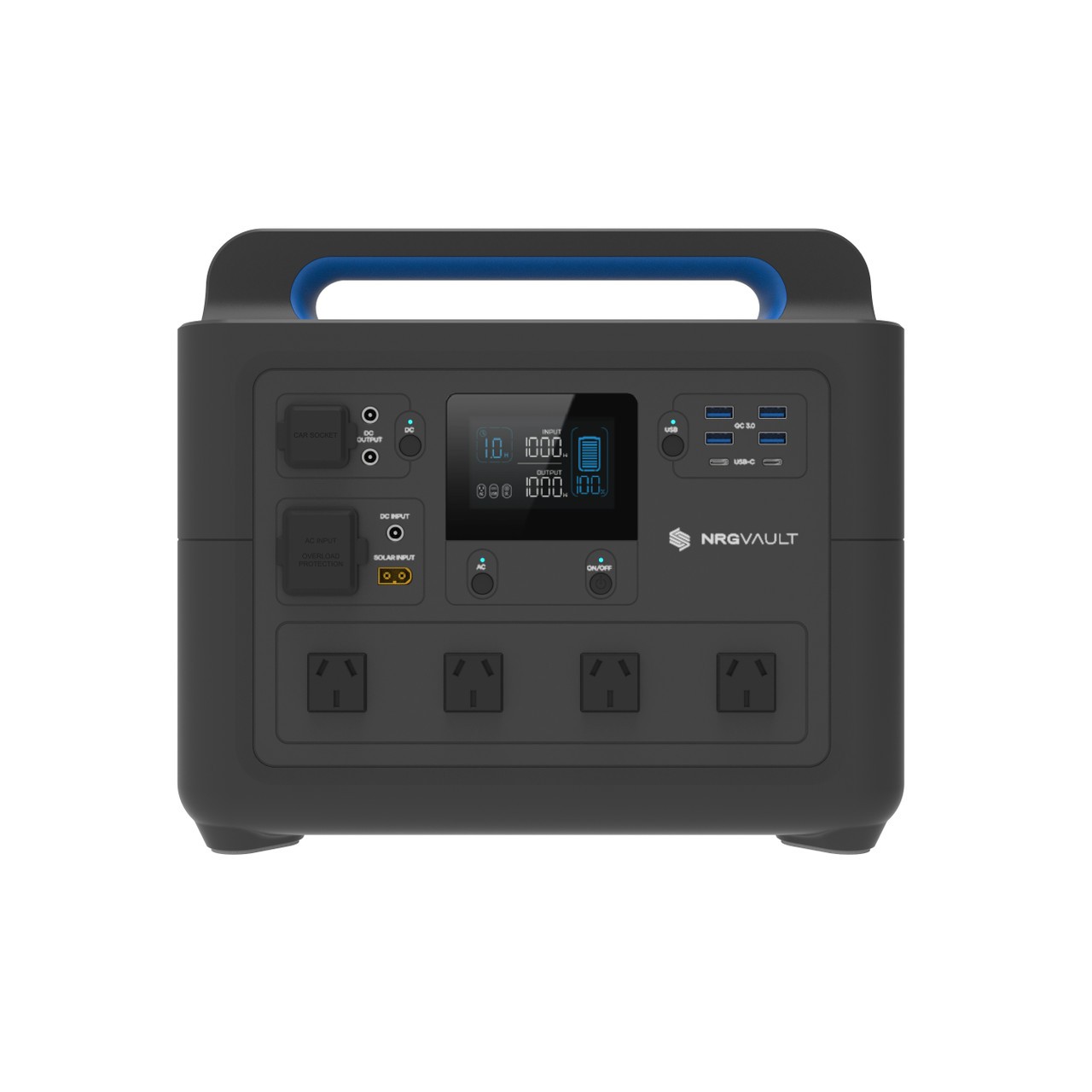 NRGVault PV1500 1500W LiFePO4 Portable Power Station