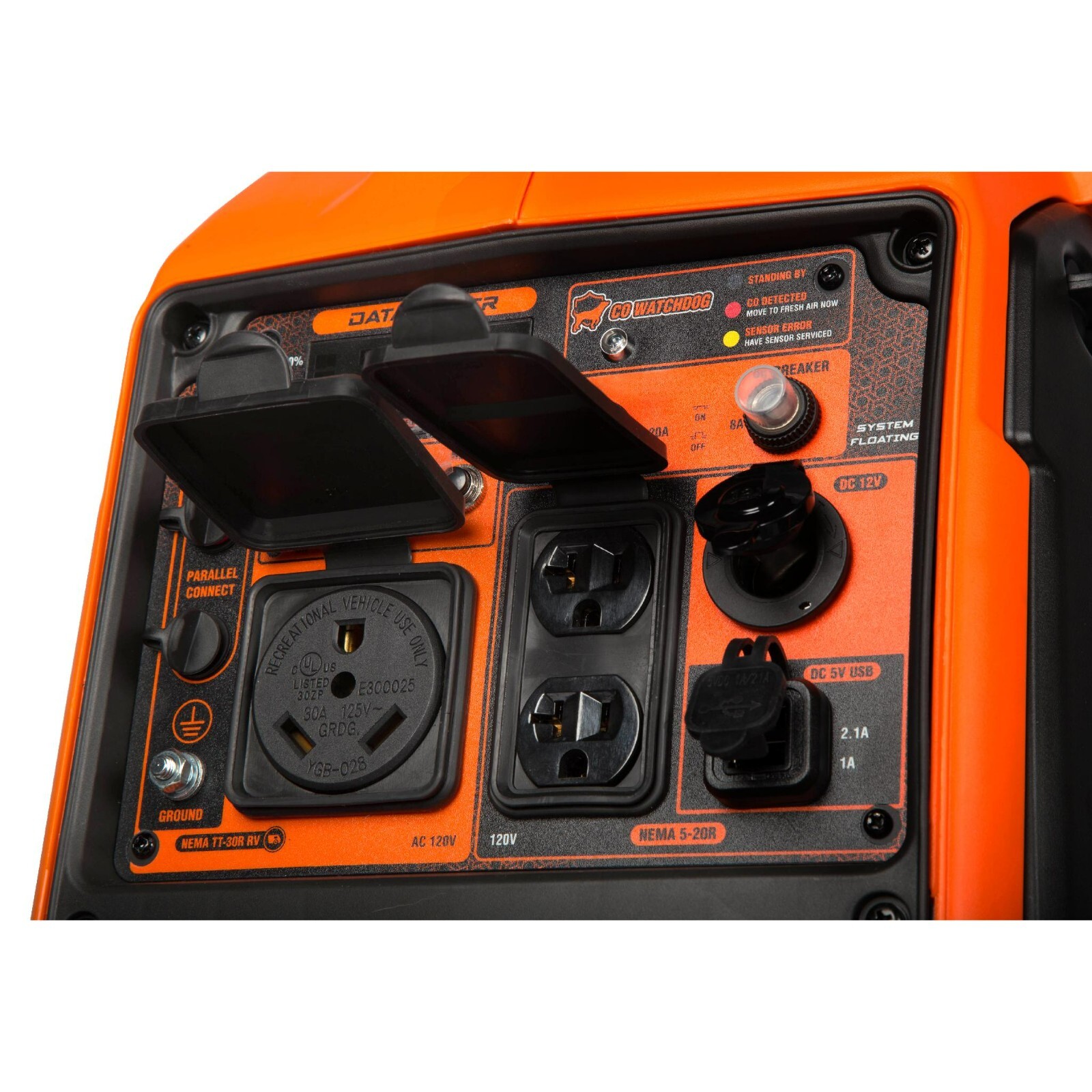 WEN 56360iX 3600W Portable Inverter Generator, RV-Ready/Fuel Shut Off, CO Sensor