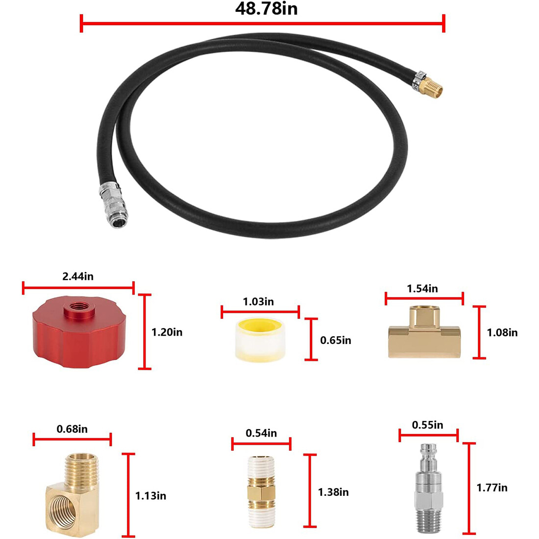 For Honda EU1000i / EU2000i / EU2200i HND1.2CD Dual System Extended Run Fuel Kit