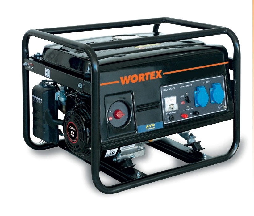Gasoline Power Generator Electrogen Group 4T 196cc 2.2 Kw 45Kg WORTEX