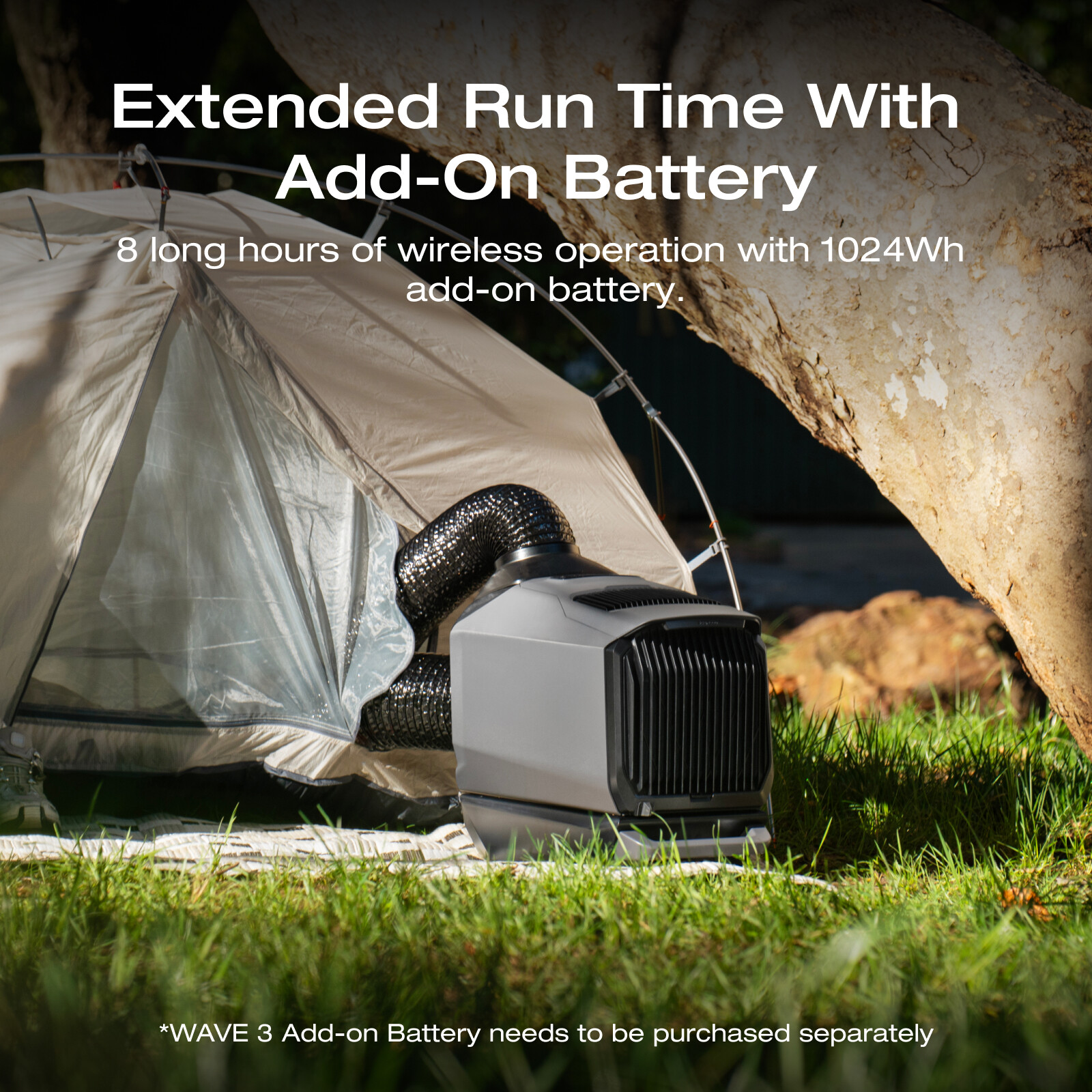 EcoFlow Wave 3 Smart Portable Air Conditioner with Heater for Outdoor/Camping RV