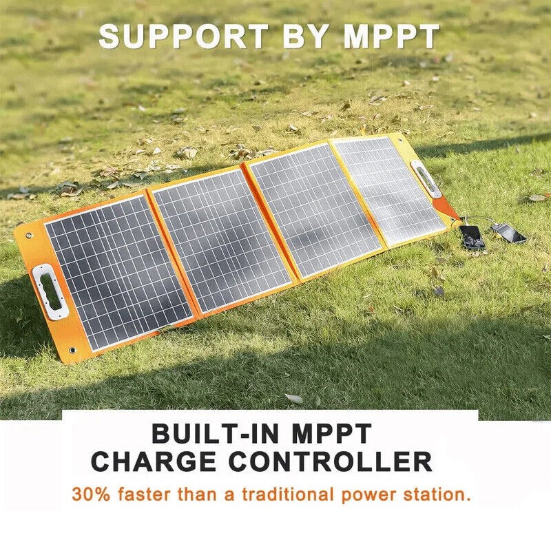 Flashfish T200 Solar Power Station Lifepo4 153.6Wh 200W Optional Solar Panel 18V