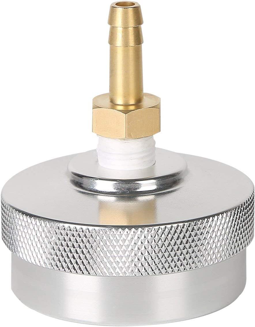 Aluminum Extended Run Fuel Gas Cap w/ Brass Hose For Yamaha EF2000is EF1000is
